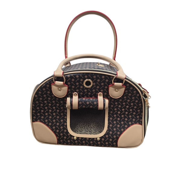 No Brand Handbags - Designer Looking Dog or Cat Carrier with Look Out Area